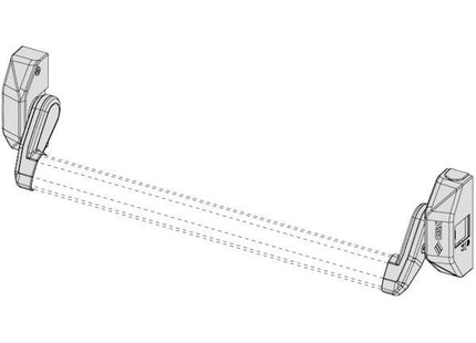 CISA MANIGLIONE ANTIPANICO DA APPLICARE ALPHA PUSH MODULARE AMBIDESTRO