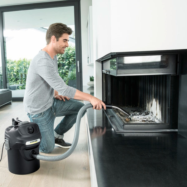 KARCHER ASPIRACENERE AD 2 BIDONE IN METALLO DA LT14 600W