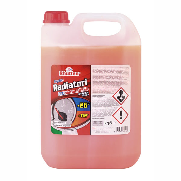 RHUTTEN LIQUIDO RADIATORI ROSSO -26° TANICA DA KG5