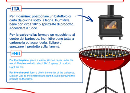 RHUTTEN ACCENDIFUOCO PER CAMINI E BARBECUE SPRAY ML750