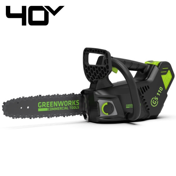 GREENWORKS MOTOSEGA GD40TCS40K2 40V CON CARICABATTERIA E BATTERIA 2.0AH*