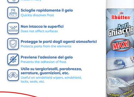 RHUTTEN ANTIGHIACCIO NO-FROST MAXI SPRAY ML400