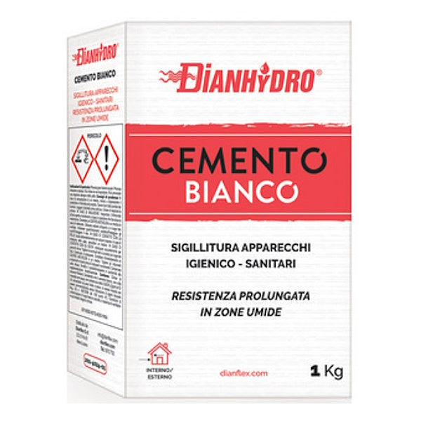 DIANFLEX CEMENTO BIANCO IN POLVERE SCATOLA DA KG 1