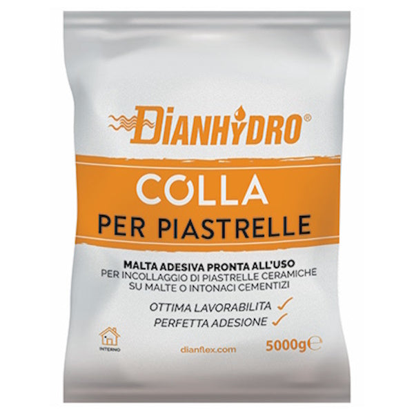 DIANFLEX COLLA PER PIASTRELLE IN POLVERE SCATOLA DA KG 5