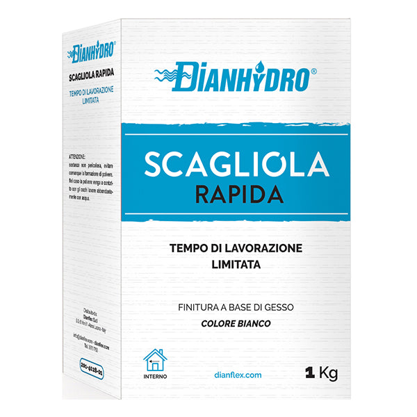 DIANFLEX GESSO SCAGLIOLA IN POLVERE SCATOLA DA KG 1