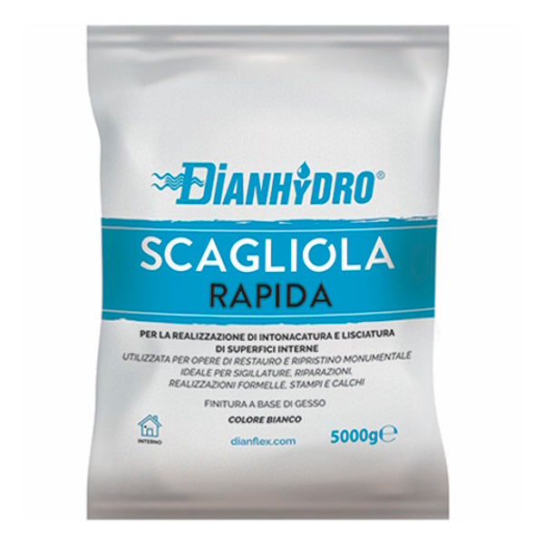 DIANFLEX GESSO SCAGLIOLA IN POLVERE SCATOLA DA KG 5