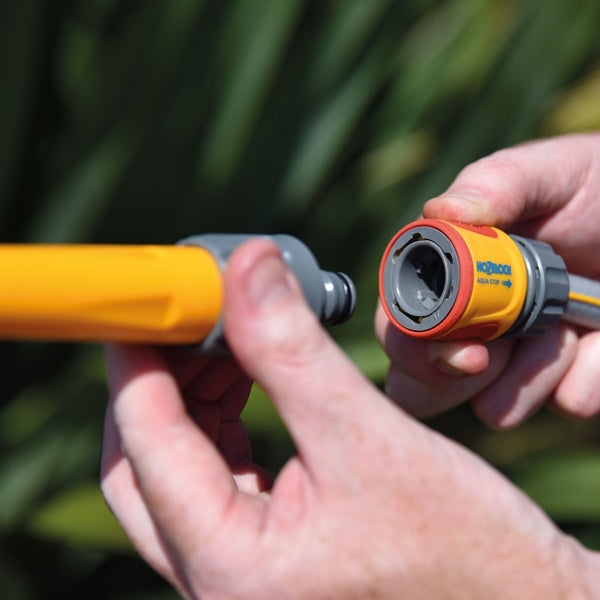 HOZELOCK RACCORDO ACQUASTOP SOFT GRIP PER TUBO D.MM12,5 E D.MM15