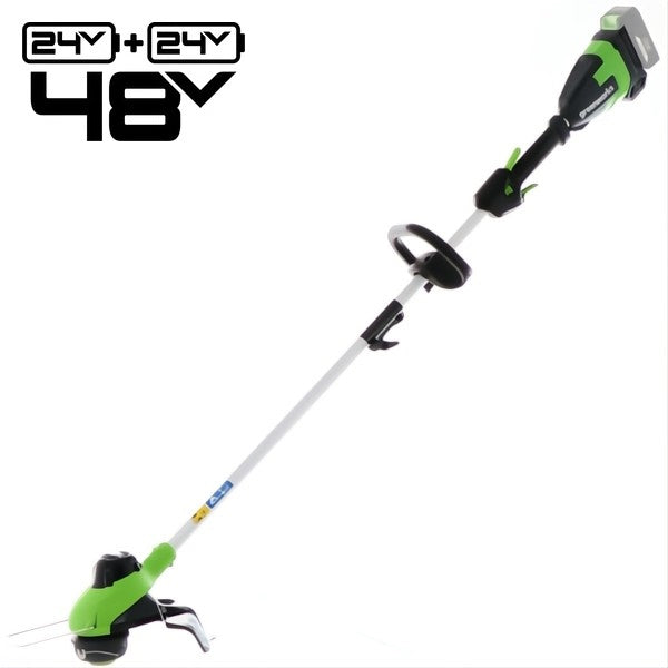 GREENWORKS DECESPUGLIATORE G48ST8 48V SENZA CARICABATTERIA E BATTERIA