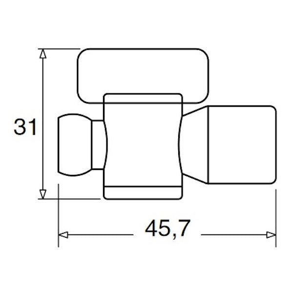 LOC-LINE ATTACCO 1/4" REGOLATORI DI FLUSSO DA 1/4"F NPT CONF.DA PZ2