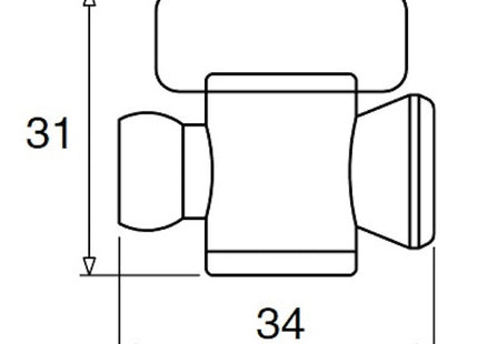 LOC-LINE ATTACCO 1/4" REGOLATORI DI FLUSSO INTERMEDI TUBO D.MM6 CONF.PZ2