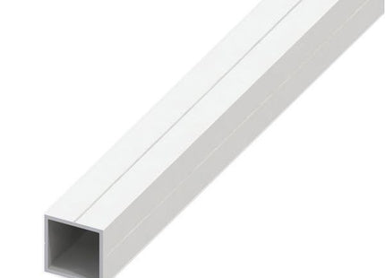 ALFER TUBO QUADRATO PVC BIANCO MM23,5X1,5 MT1