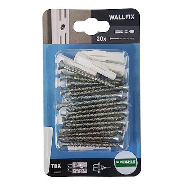 PIRCHER WALLFIX TASSELLI DA MURO PER CREMAGLIERA D.MM 6 CON VITE PZ.10