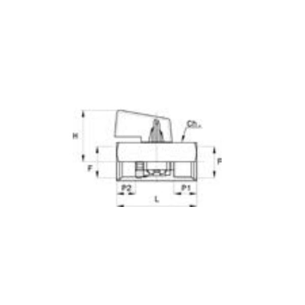 ANI ART. 21/F RUBINETTO DI LINEA ENTRATA USCITA FEMMINA