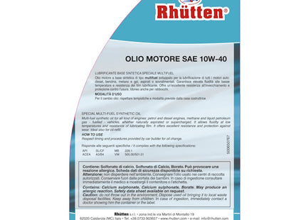 RHUTTEN OLIO MOTORE 4T 10W-40