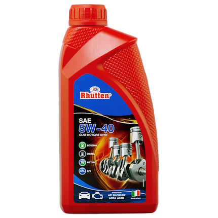 RHUTTEN OLIO MOTORE 4T  5W-40 FLACONE DA LT1