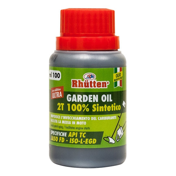 RHUTTEN OLIO GARDEN 2T SINTETICO ULTRA PER MISCELA FLACONE DA ML100