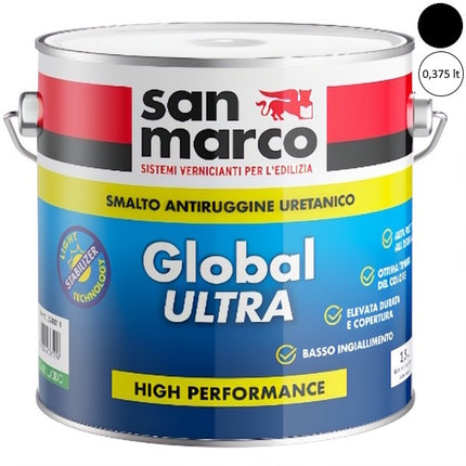 SAN MARCO GLOBAL ULTRA GL 85 SMALTO LUCIDO NERO LT0,375