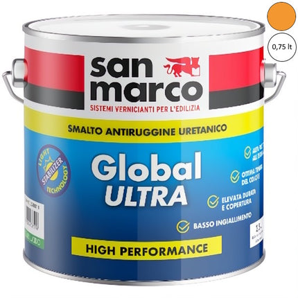 SAN MARCO GLOBAL ULTRA GL 85 SMALTO LUCIDO GIALLO SOLE LT0,75*