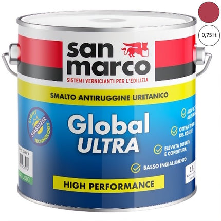 SAN MARCO GLOBAL ULTRA GL 85 SMALTO LUCIDO ROSSO AMARANTO LT0,75*