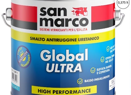 SAN MARCO GLOBAL ULTRA GL 10 SMALTO OPACO NERO LT0,375