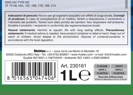 RHUTTEN OLIO PER CAMBI MANUALI GL-4 80W-90 FLACONE DA LT1