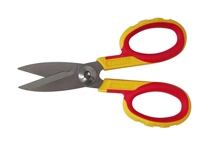 FUMASI FORBICE PER ELETTRICISTA LAME MICRODENTATE MM145 CON PORTAFORBICE