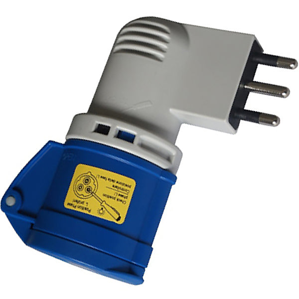 FAEG ADATTATORE CON SPINA 2P+T PRESA CEE 2P+T 250V