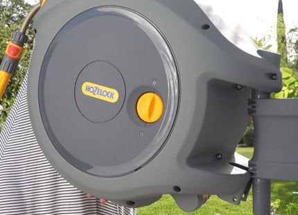 HOZELOCK RULLO AVVOLGITUBO AUTO REEL AUTOMATICO CON MT20 DI TUBO