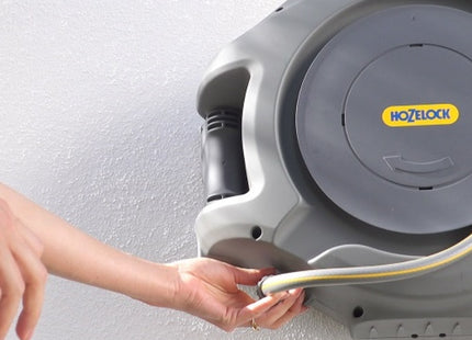 HOZELOCK RULLO AVVOLGITUBO AUTO REEL AUTOMATICO CON MT20 DI TUBO