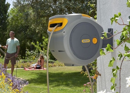 HOZELOCK RULLO AVVOLGITUBO AUTO REEL AUTOMATICO CON MT20 DI TUBO