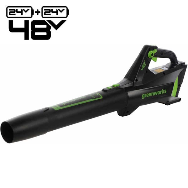 GREENWORKS SOFFIATORE ASSIALE GD48AB 48V SENZA CARICABATTERIA E BATTERIA