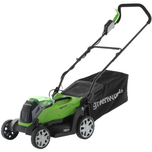 GREENWORKS RASAERBA G48LM36K2 CM36 CARICABATTERIA+BATTERIA 48V 2AH