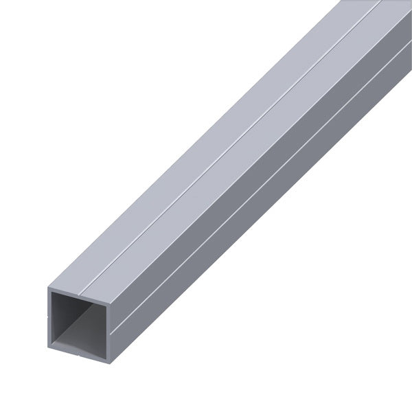 ALFER TUBO QUADRATO ALLUMINIO NATURALE MM23,5X1,5 MT2,5