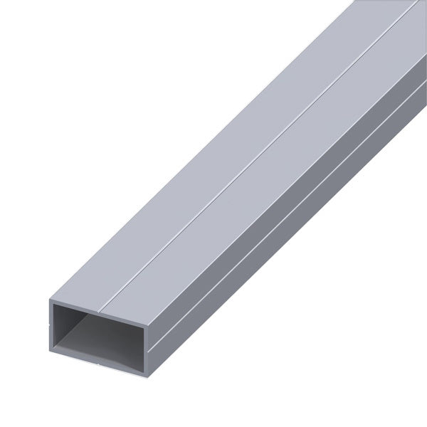 ALFER TUBO RETTANGOLARE ALLUMINIO NATURALE MM19,5X35,5X1,5 MT2,5
