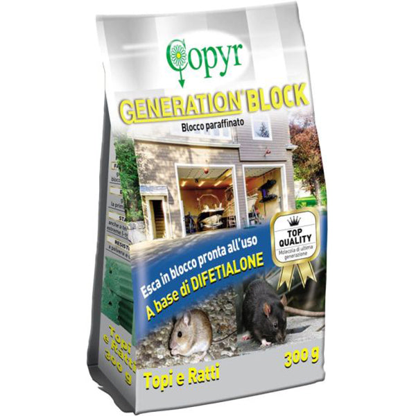 COPYR GENERATION BLOCK ESCA PER TOPI BLOCCHI PARAFFINATI GR300