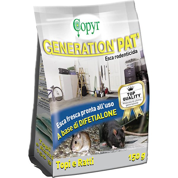COPYR GENERATION PAT' ESCA PER TOPI E RATTI GR150