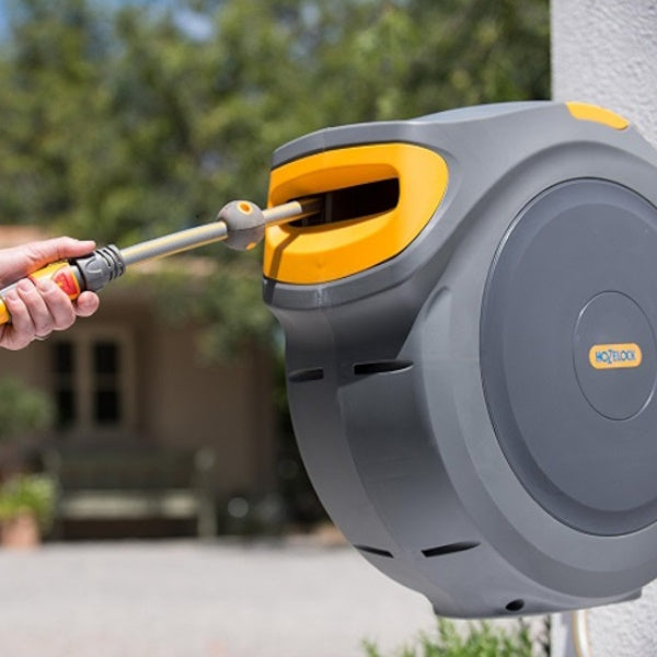 HOZELOCK RULLO AVVOLGITUBO AUTO REEL FLOWMAX AUTOMATICO CON MT30 DI TUBO