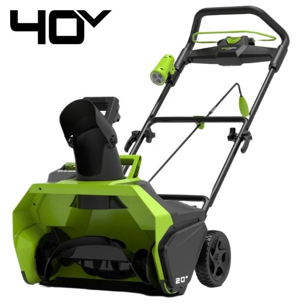 GREENWORKS SPAZZANEVE GD40ST SENZA CARICABATTERIA E BATTERIA*