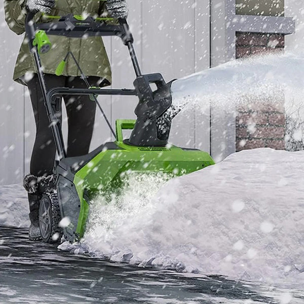 GREENWORKS SPAZZANEVE GD40ST SENZA CARICABATTERIA E BATTERIA*