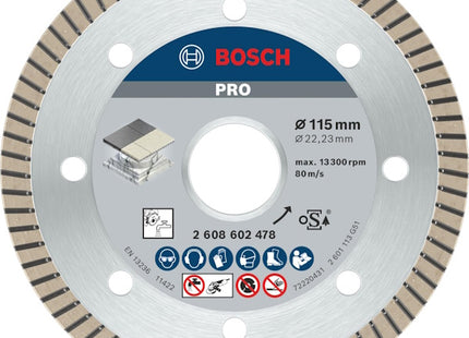 BOSCH DISCO DIAMANTATO PRO CERAMIC EXTRACLEAN TURBO
