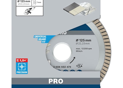 BOSCH DISCO DIAMANTATO PRO CERAMIC EXTRACLEAN TURBO