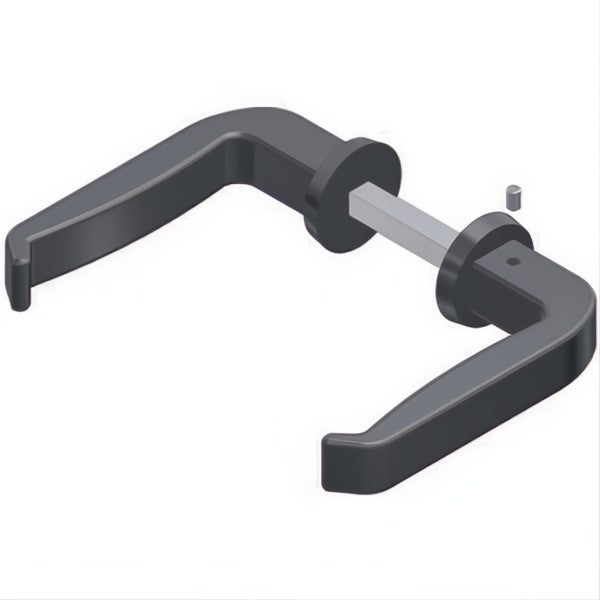 NOVA-FERR MANIGLIA IN LEGA VERNICIATA NERA CON GRANO PER QUADRO MM8