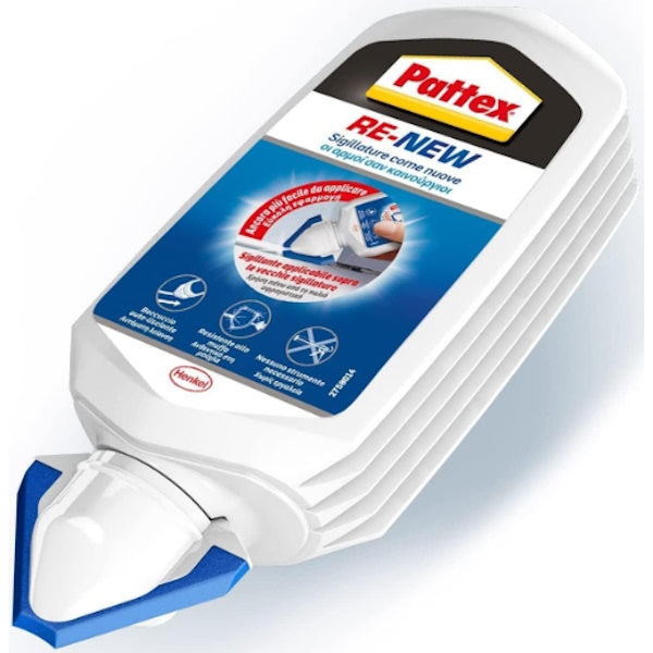 HENKEL PATTEX RE-NEW SIGILLANTE BAGNO IN APPLICATORE GR 80 BIANCO