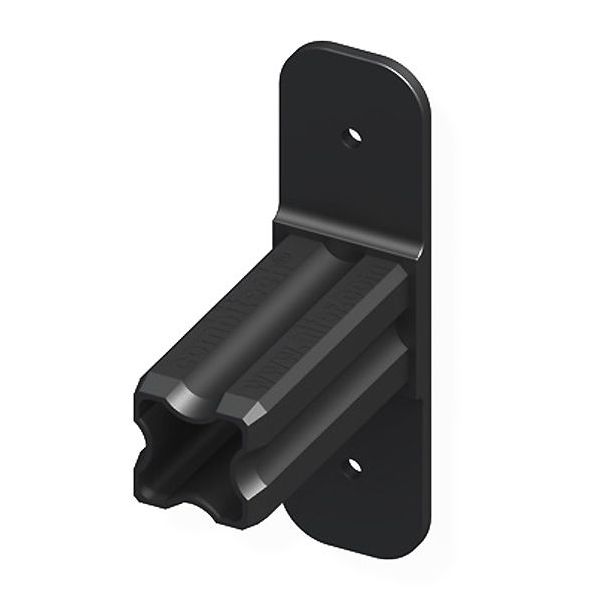 ALFER GIUNTURA FLANGIATA A 1 PERNO NERA MM23,5