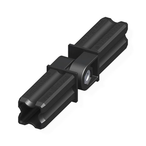 ALFER GIUNTURA SNODATA A 2 PERNI NERA MM23,5