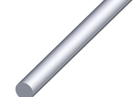 ALFER BARRA TONDA ALLUMINIO NATURALE CON SCANALATURE D.MM 7,5 MT1