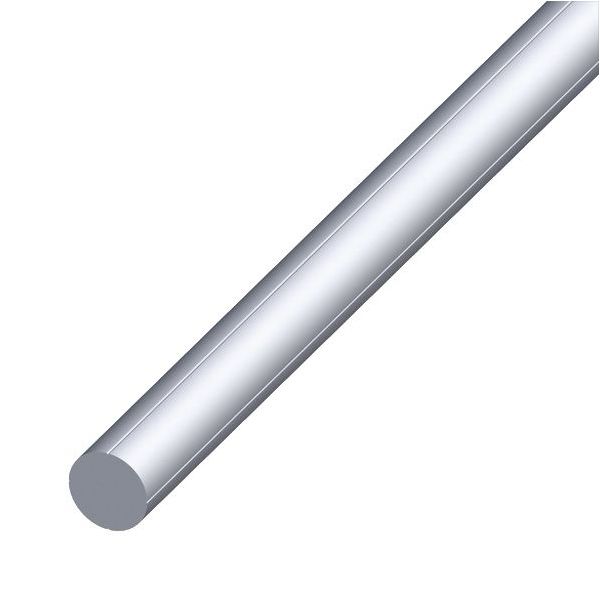 ALFER BARRA TONDA ALLUMINIO NATURALE CON SCANALATURE D.MM 5,3 MT1