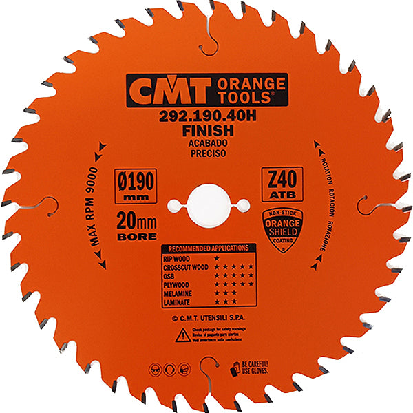 CMT LAMA PER LEGNO TAGLIO DI PRECISIONE D.MM190X2,6X20 (+16) Z 40