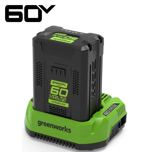 GREENWORKS STARTER KIT CARICABATTERIE + BATTERIA GSK60B4 60V 4AH