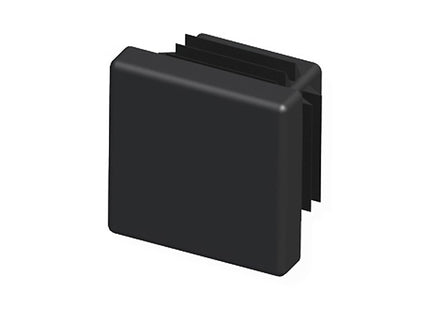 ALFER TAPPI A LAMELLE QUADRATI PLASTICA NERO MM15,5 CONF.PZ 2